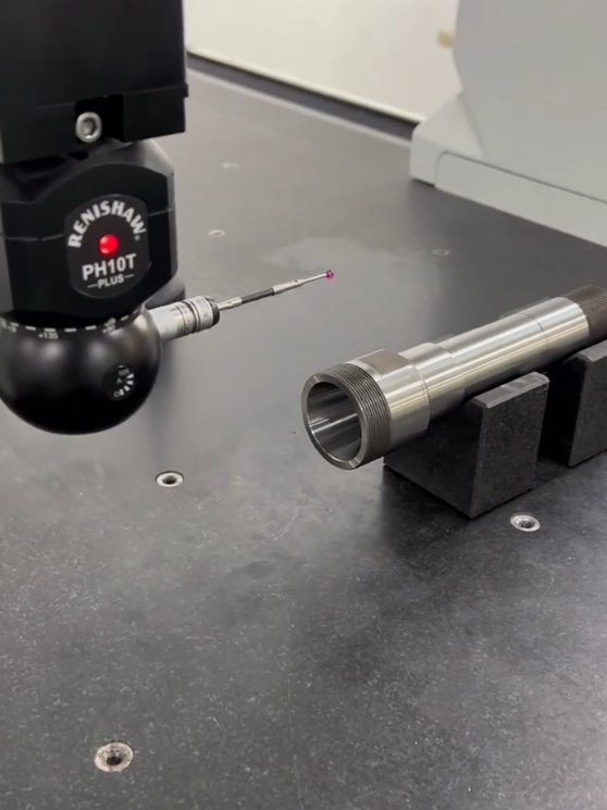 CMM inspection of shaft
